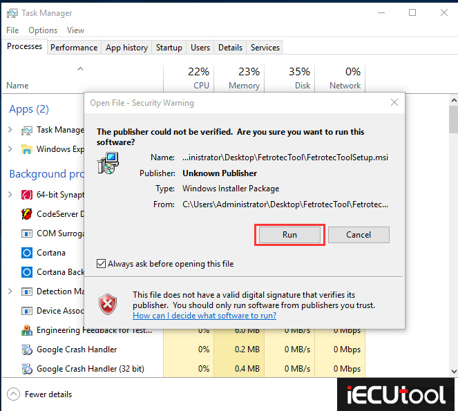 Fetrotech Tool Problem With Windows Pack 6