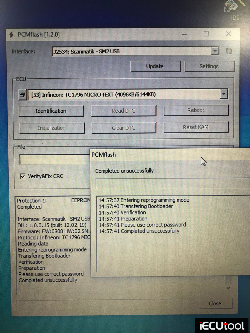 Pcmtuner Bosch EDC17CP20 Cannot Read Password 1