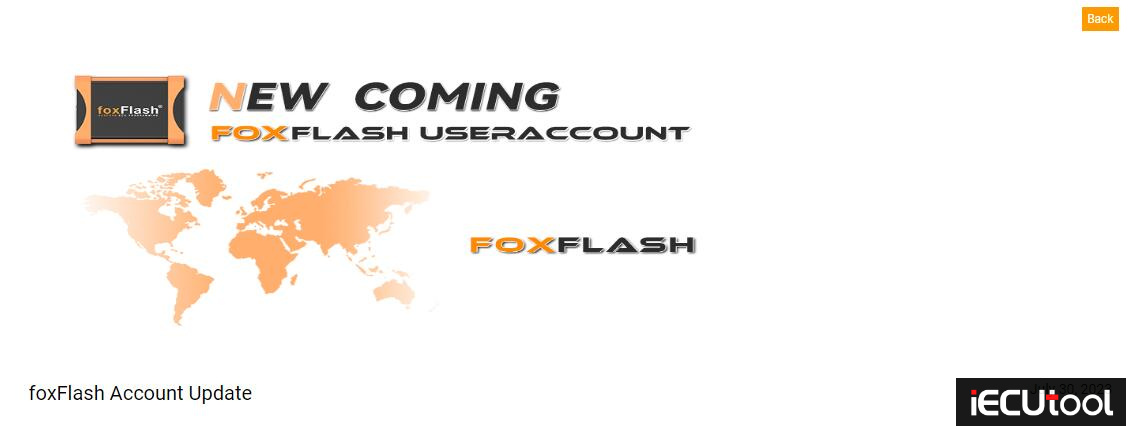 Foxflash Account Update